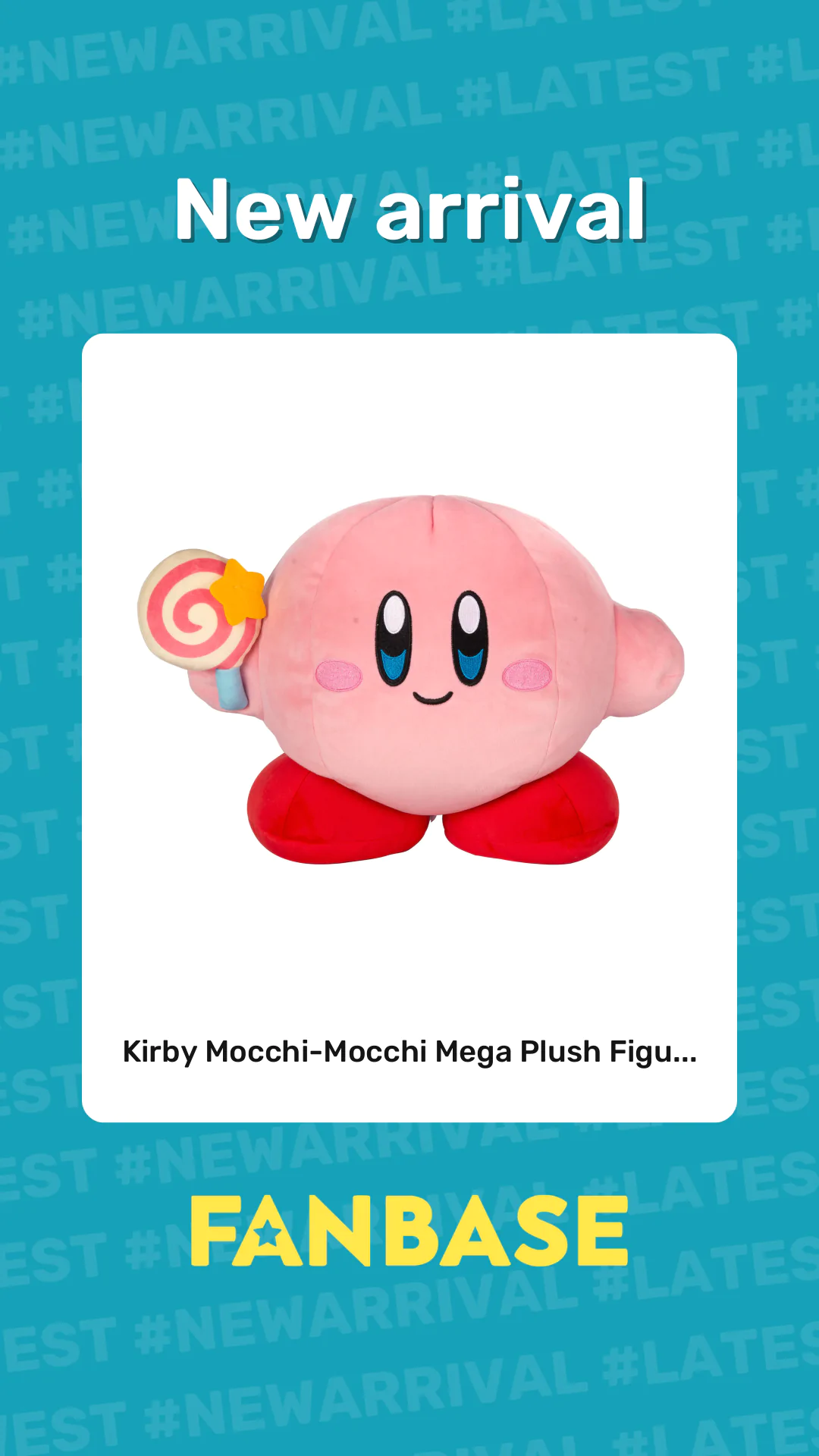 New arrival: Kirby Mocchi-Mocchi Mega Plush Figu...