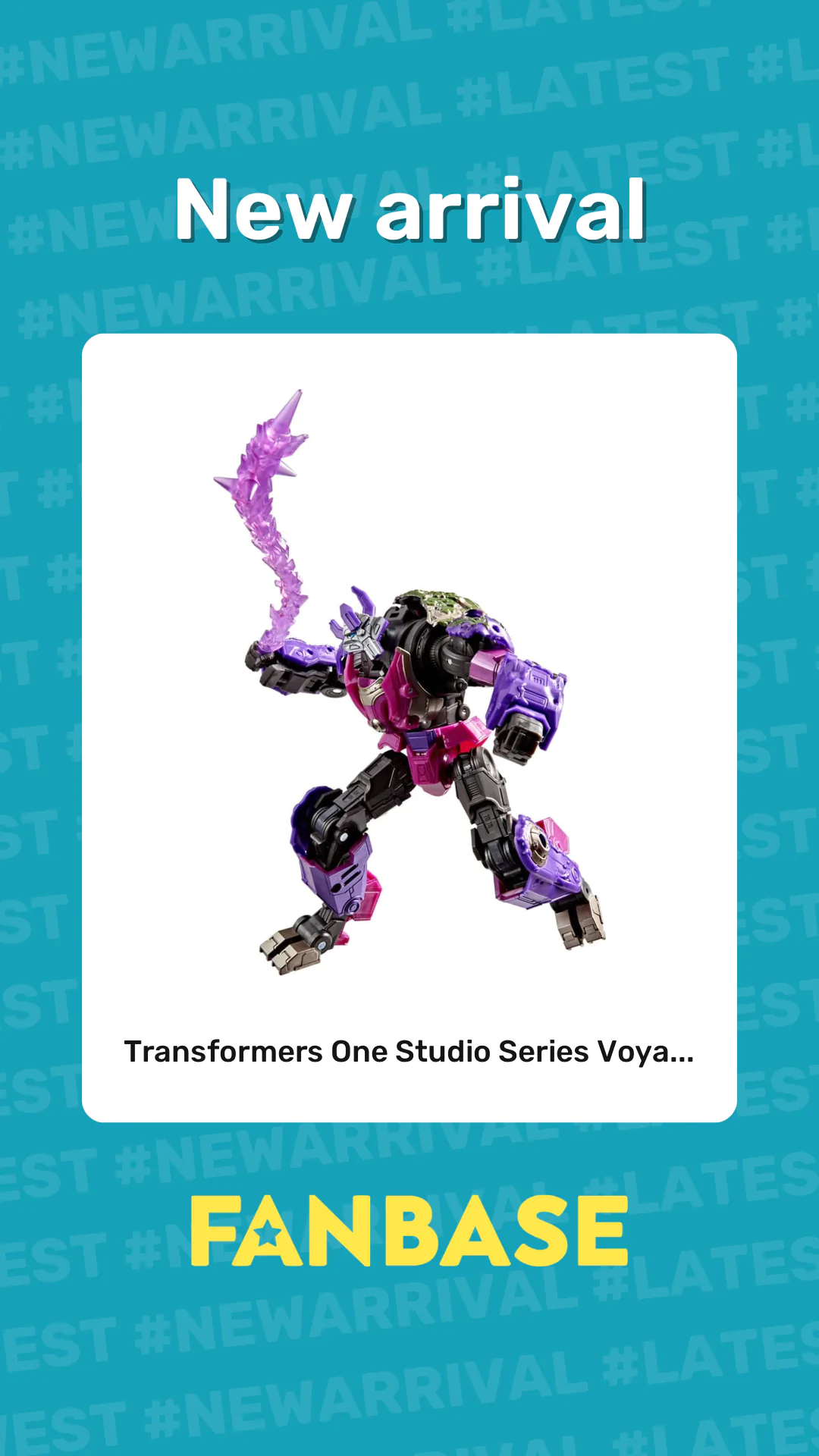 New arrival: Transformers One Studio Series Voya...