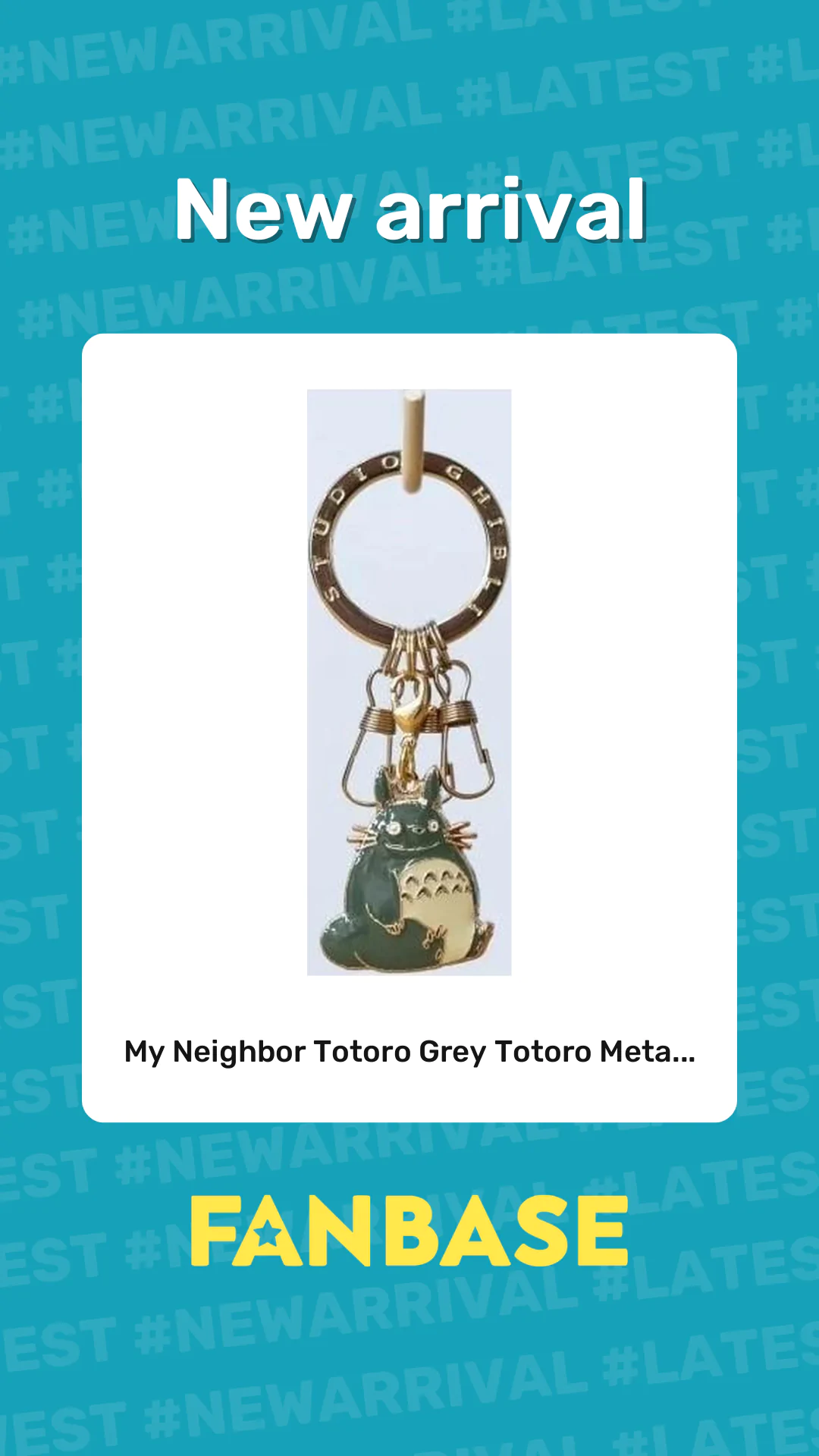 New arrival: My Neighbor Totoro Grey Totoro Meta...