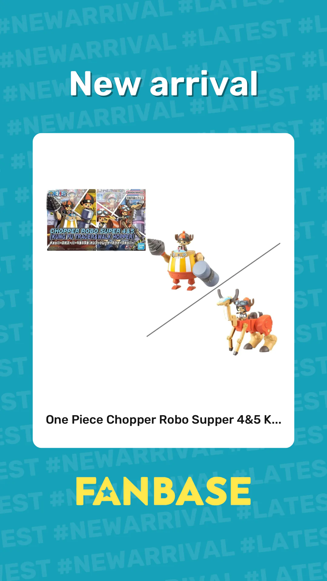 New arrival: One Piece Chopper Robo Supper 4&5 K...