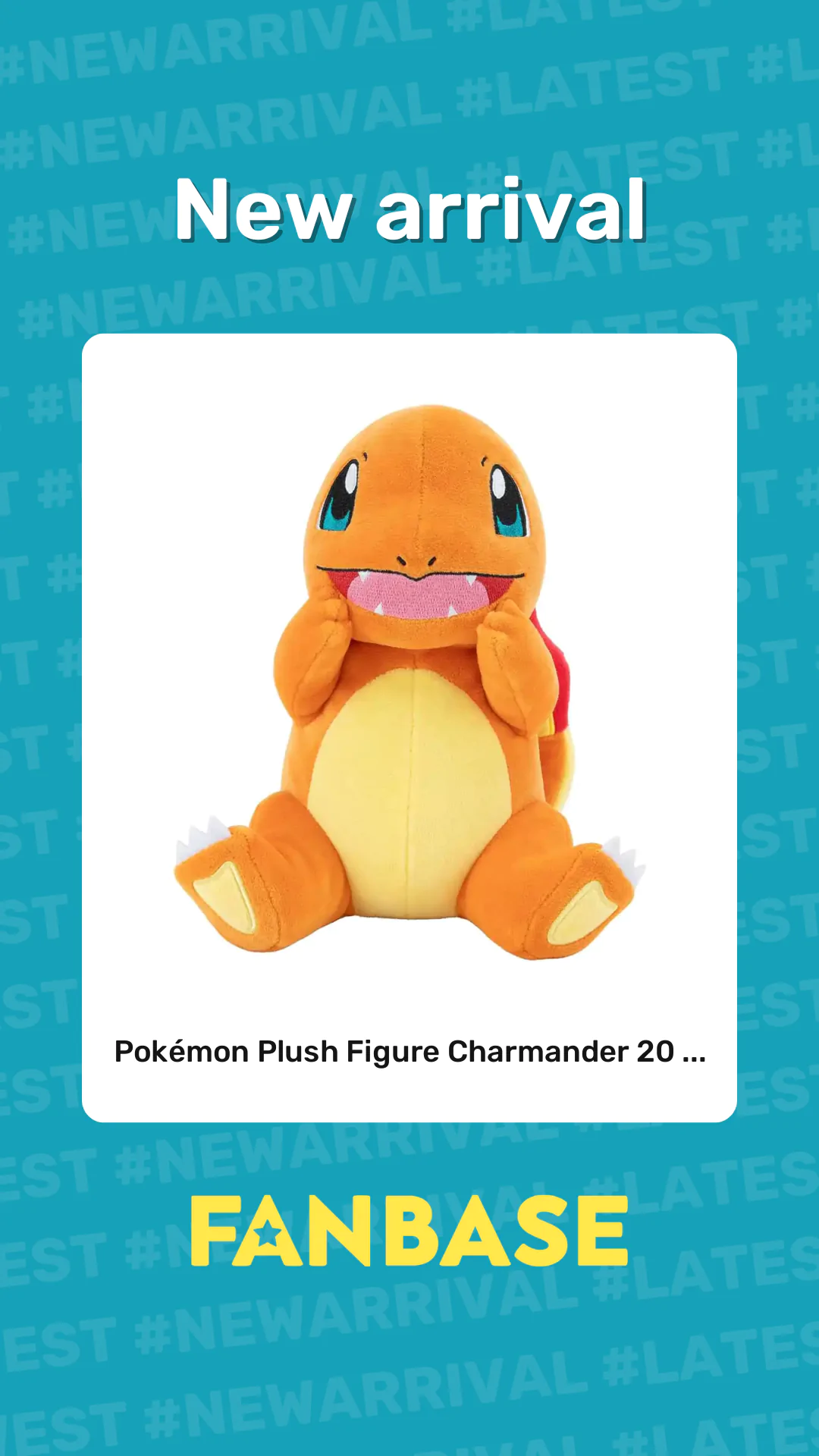 New arrival: Pokémon Plush Figure Charmander 20 ...