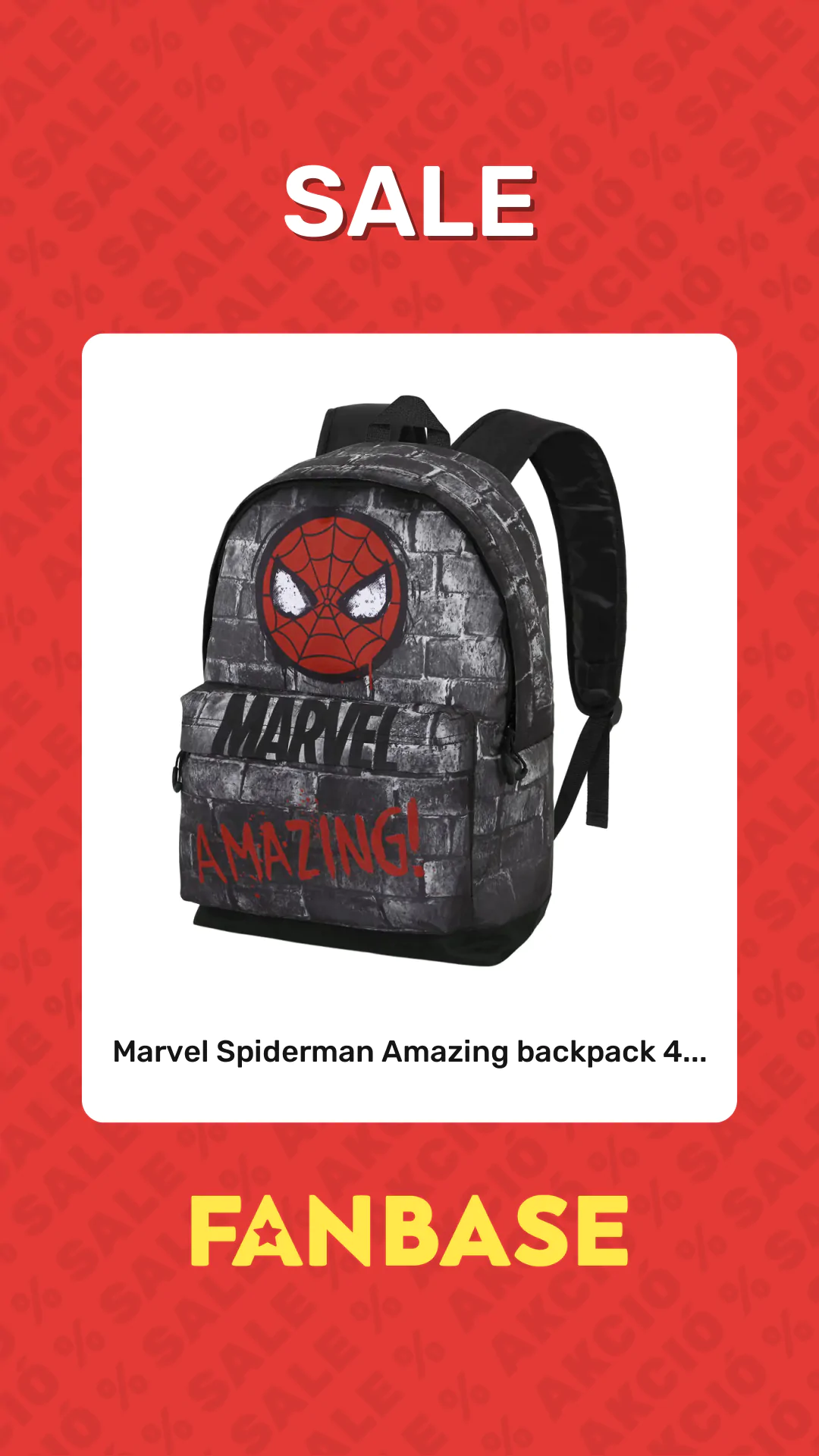 Sale: Marvel Spiderman Amazing backpack 4...