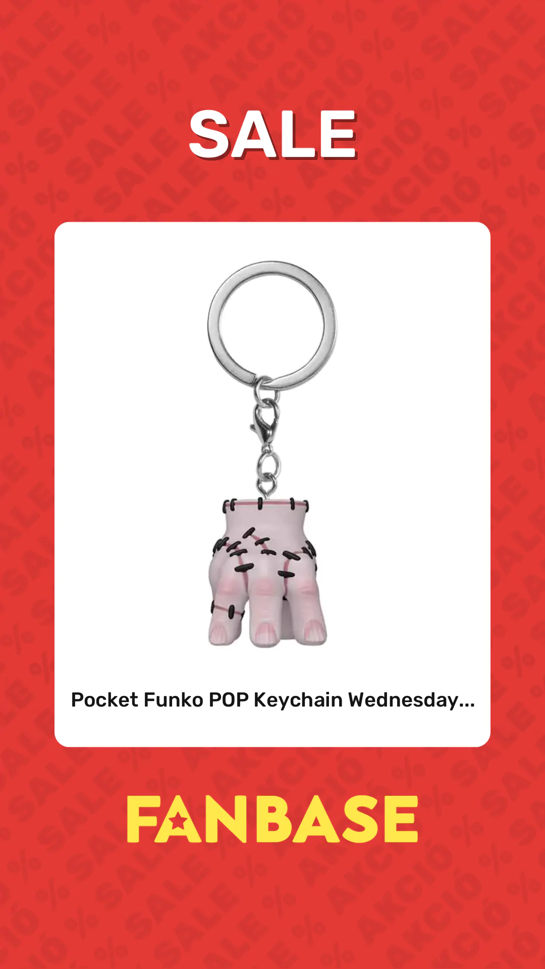 Sale: Pocket Funko POP Keychain Wednesday...