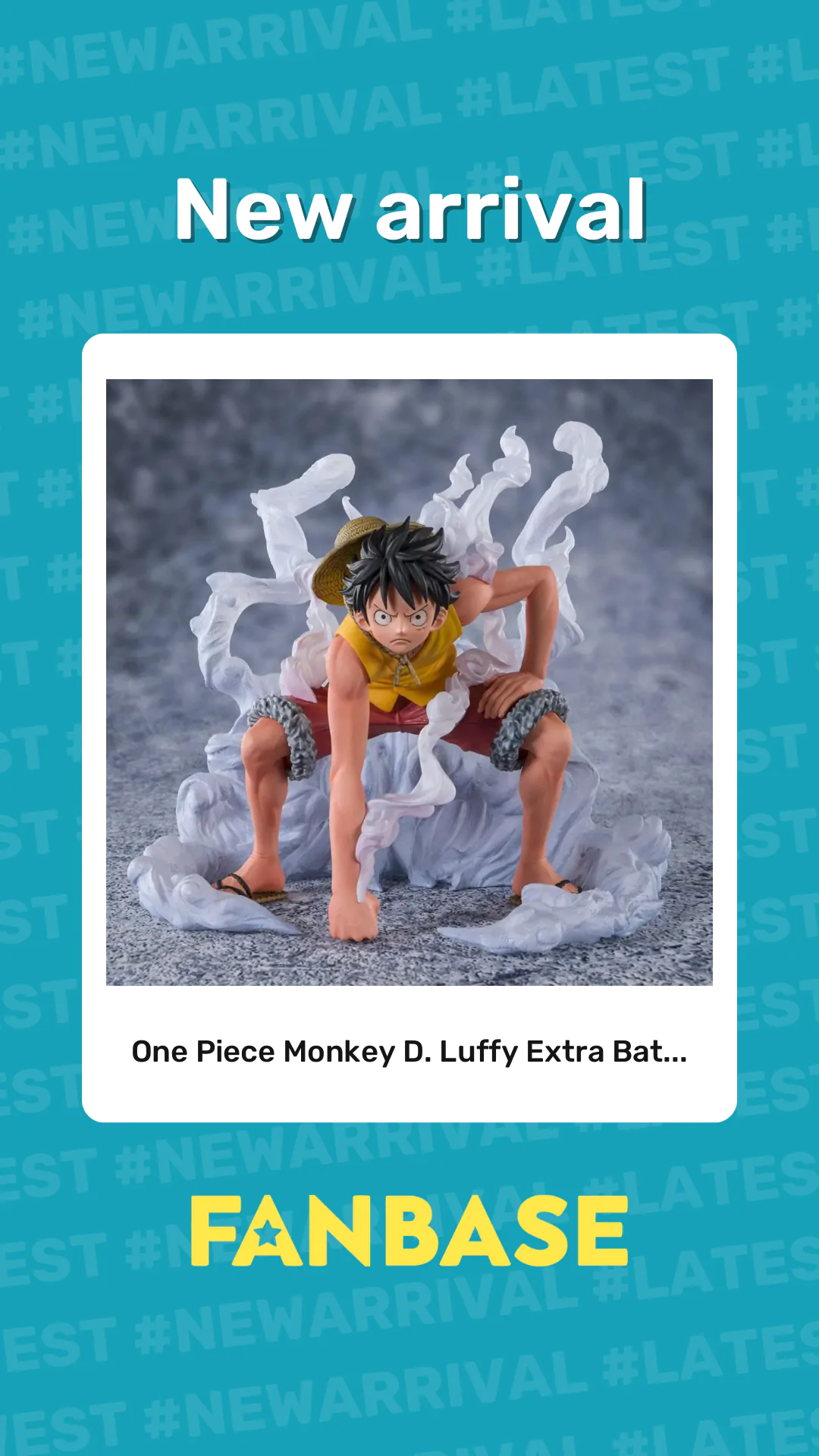 New arrival: One Piece Monkey D. Luffy Extra Bat...