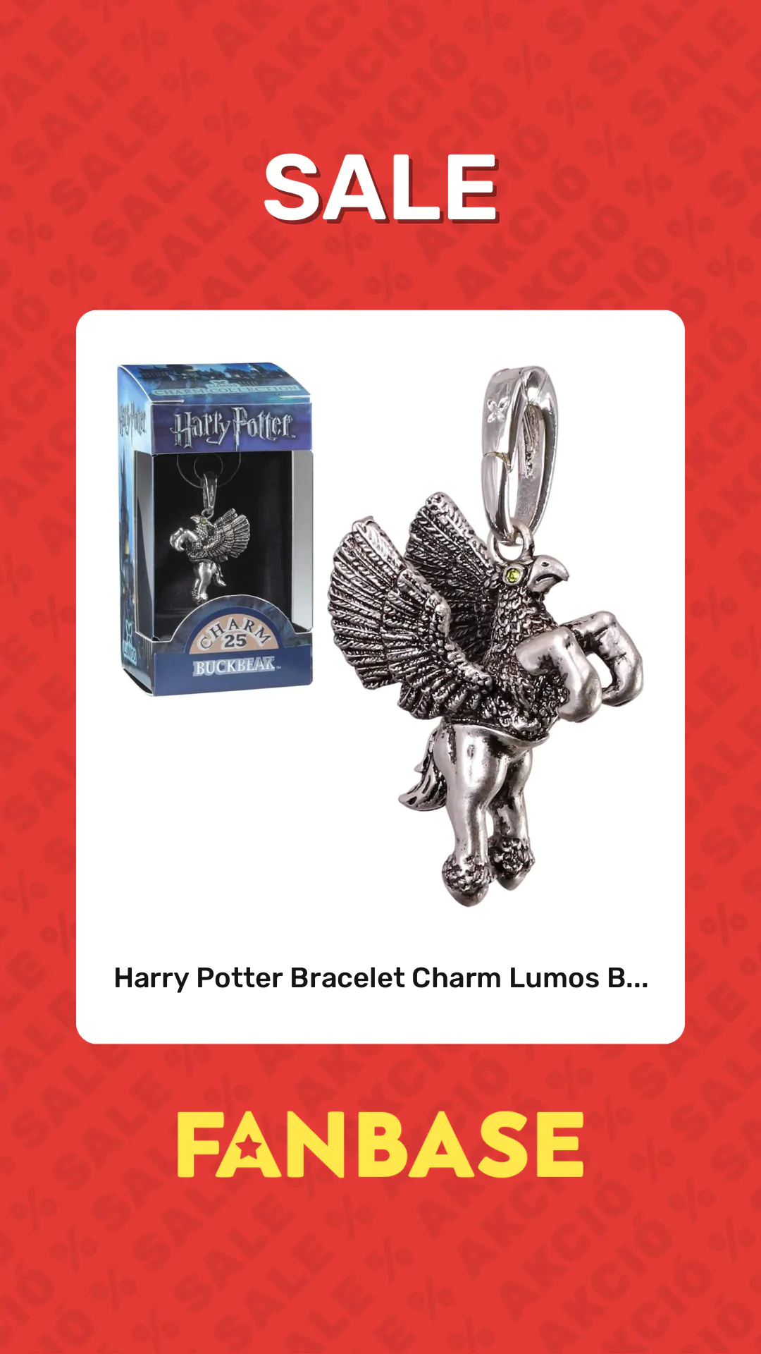 Sale: Harry Potter Bracelet Charm Lumos B...