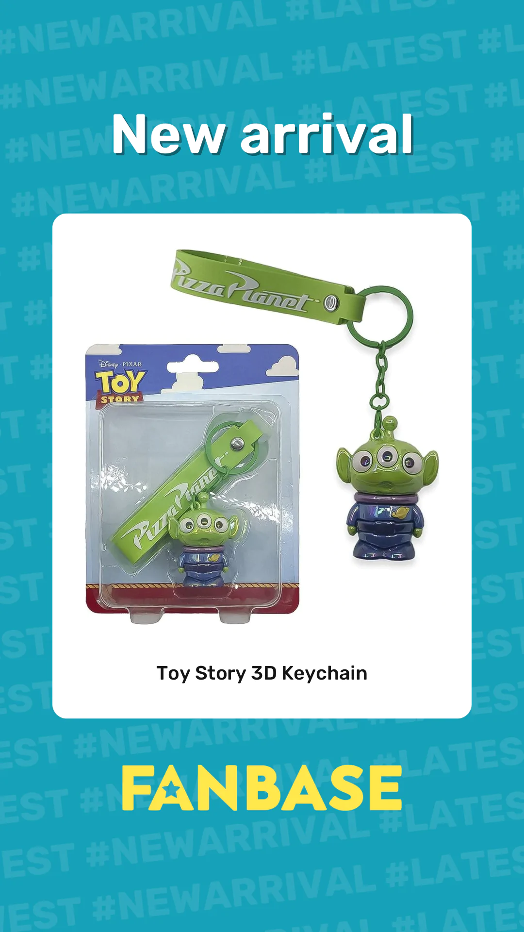 New arrival: Toy Story 3D Keychain