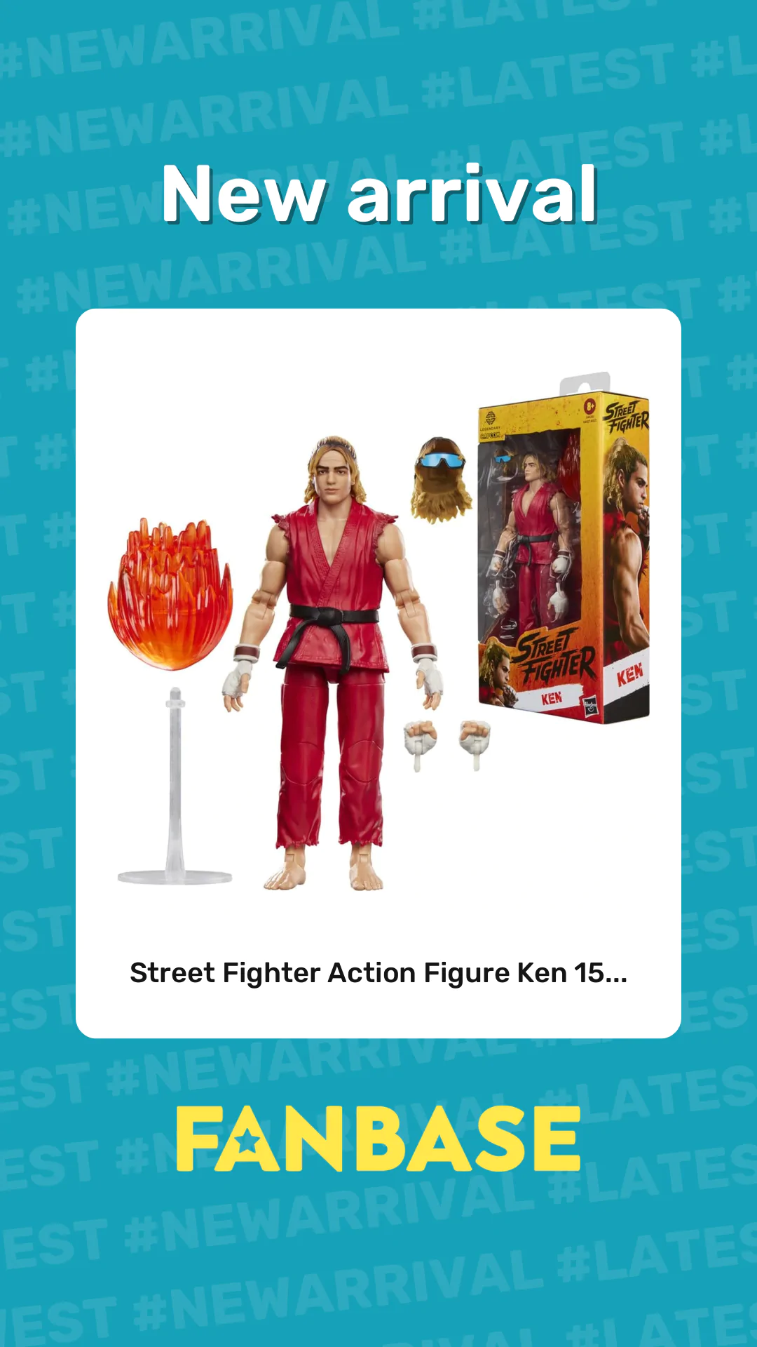 New arrival: Street Fighter Action Figure Ken 15...