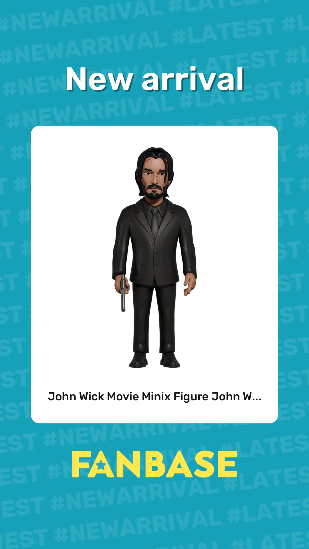 New arrival: John Wick Movie Minix Figure John W...