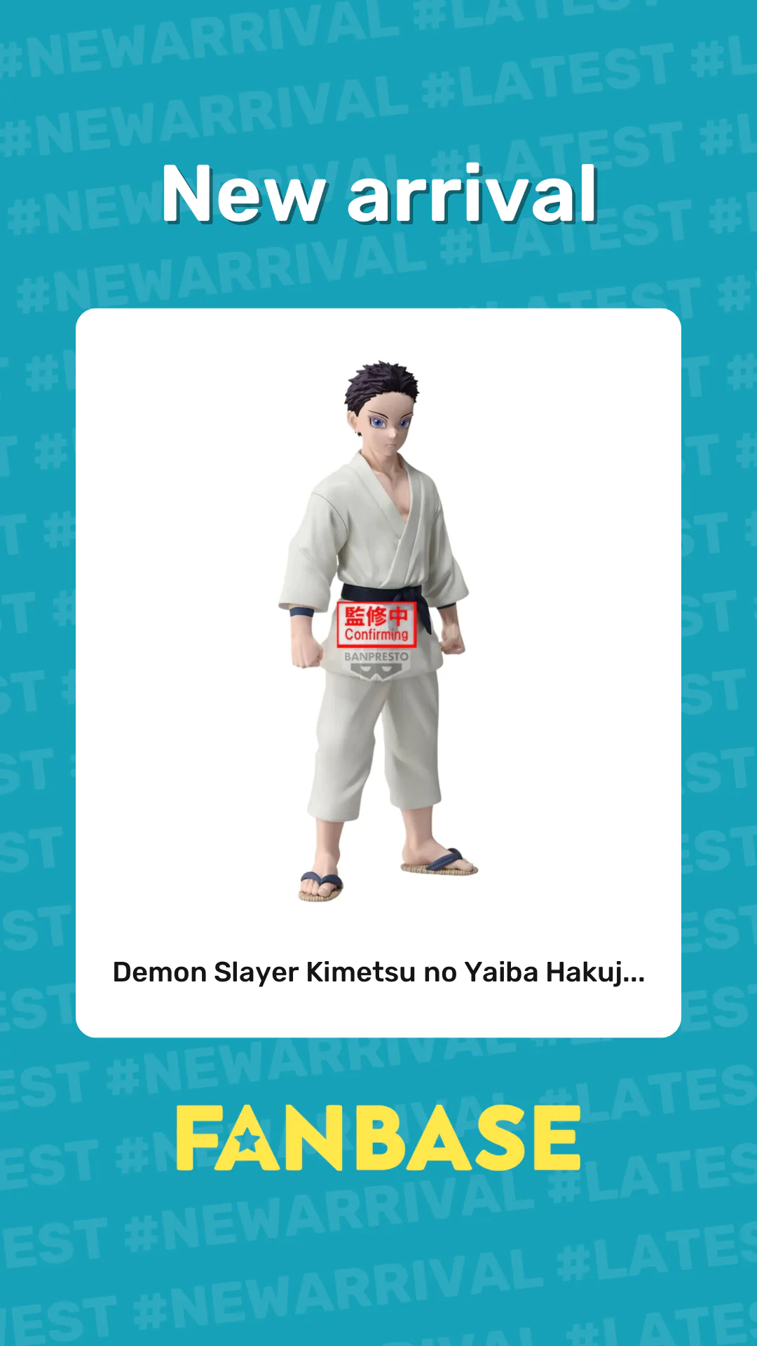 New arrival: Demon Slayer Kimetsu no Yaiba Hakuj...