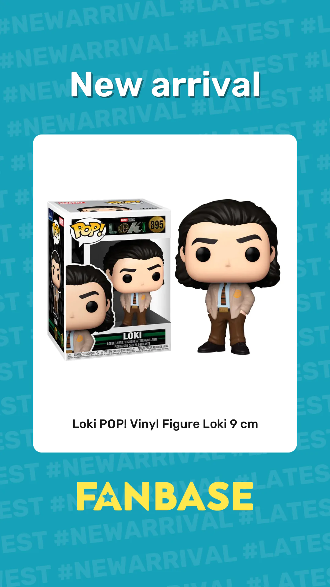 New arrival: Loki POP! Vinyl Figure Loki 9 cm