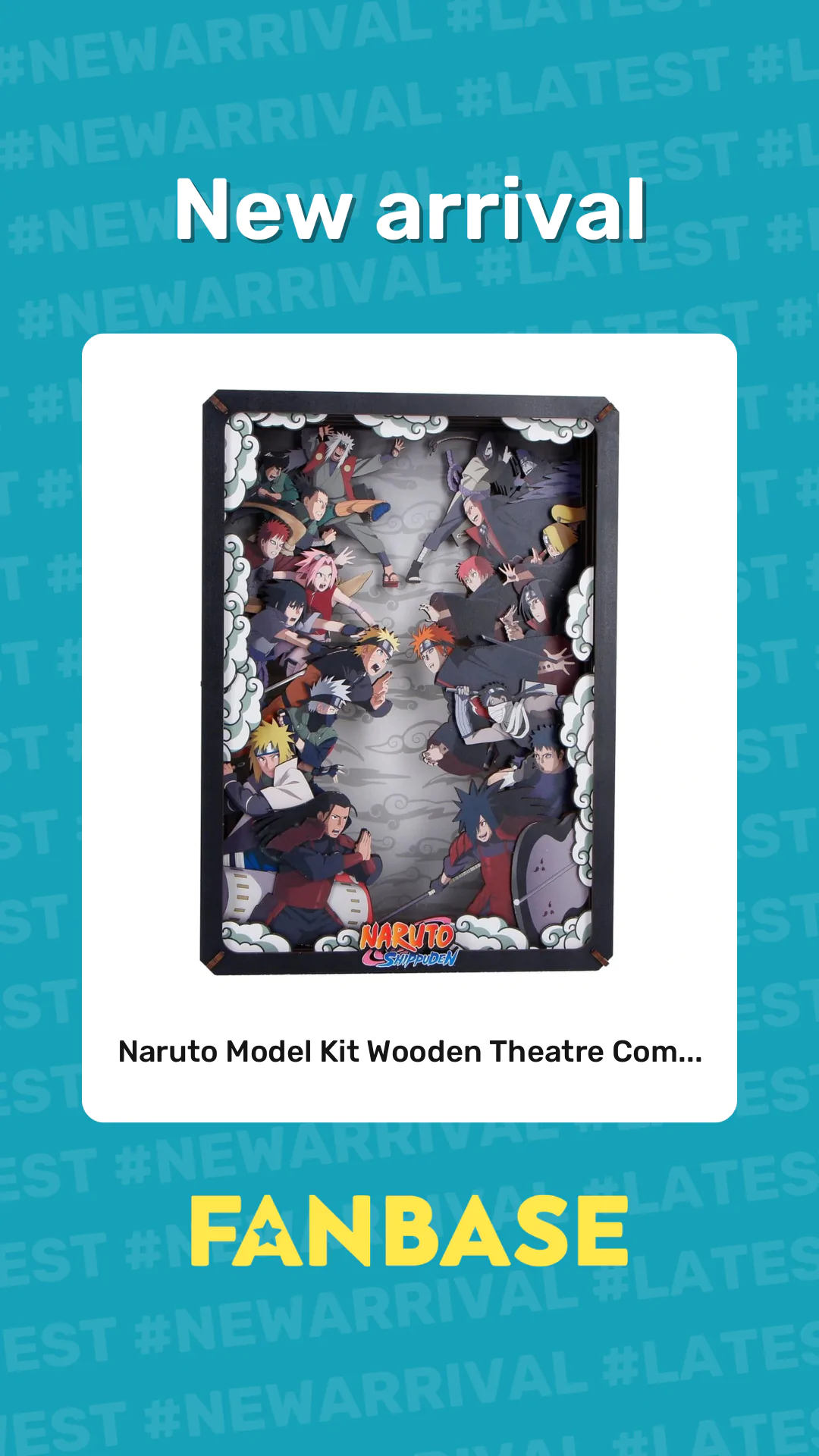 New arrival: Naruto Model Kit Wooden Theatre Com...