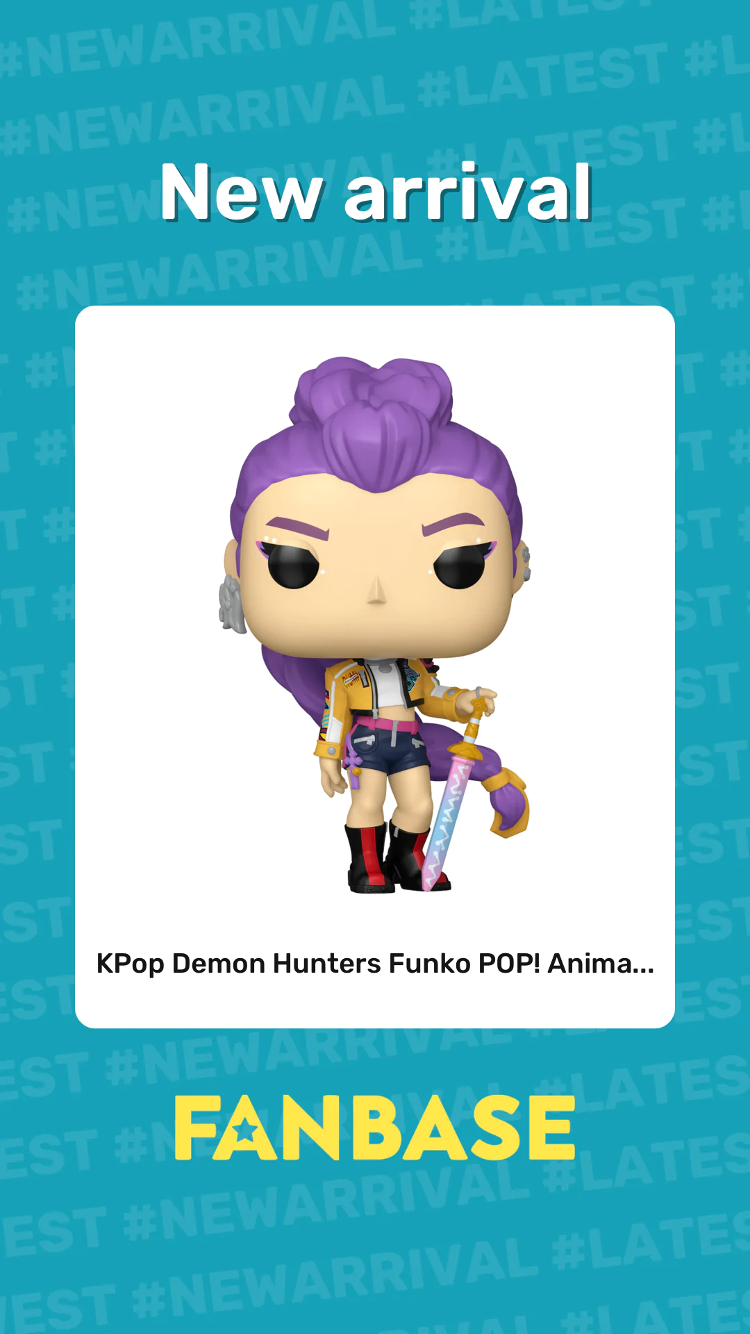 New arrival: KPop Demon Hunters Funko POP! Anima...