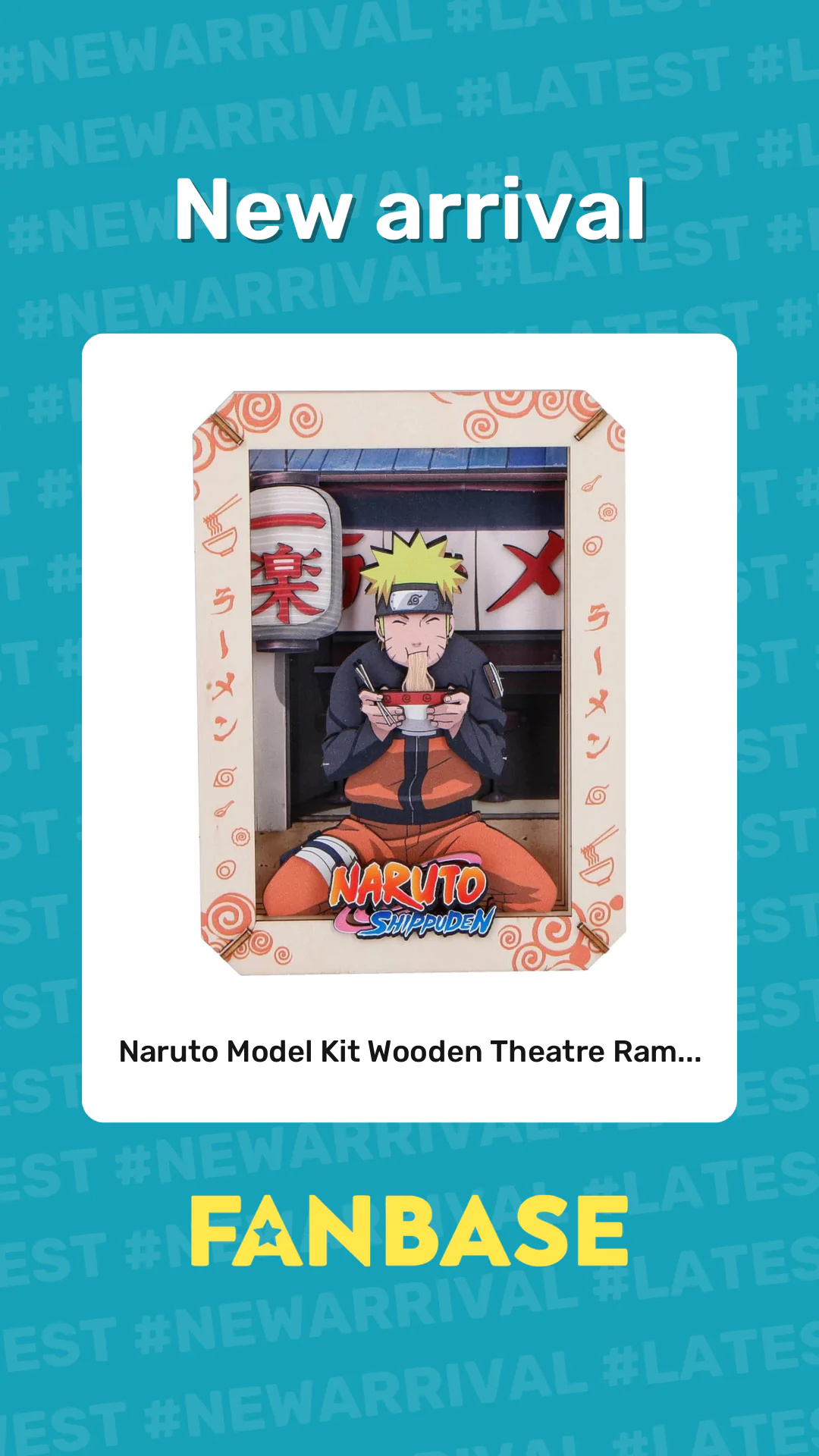 New arrival: Naruto Model Kit Wooden Theatre Ram...