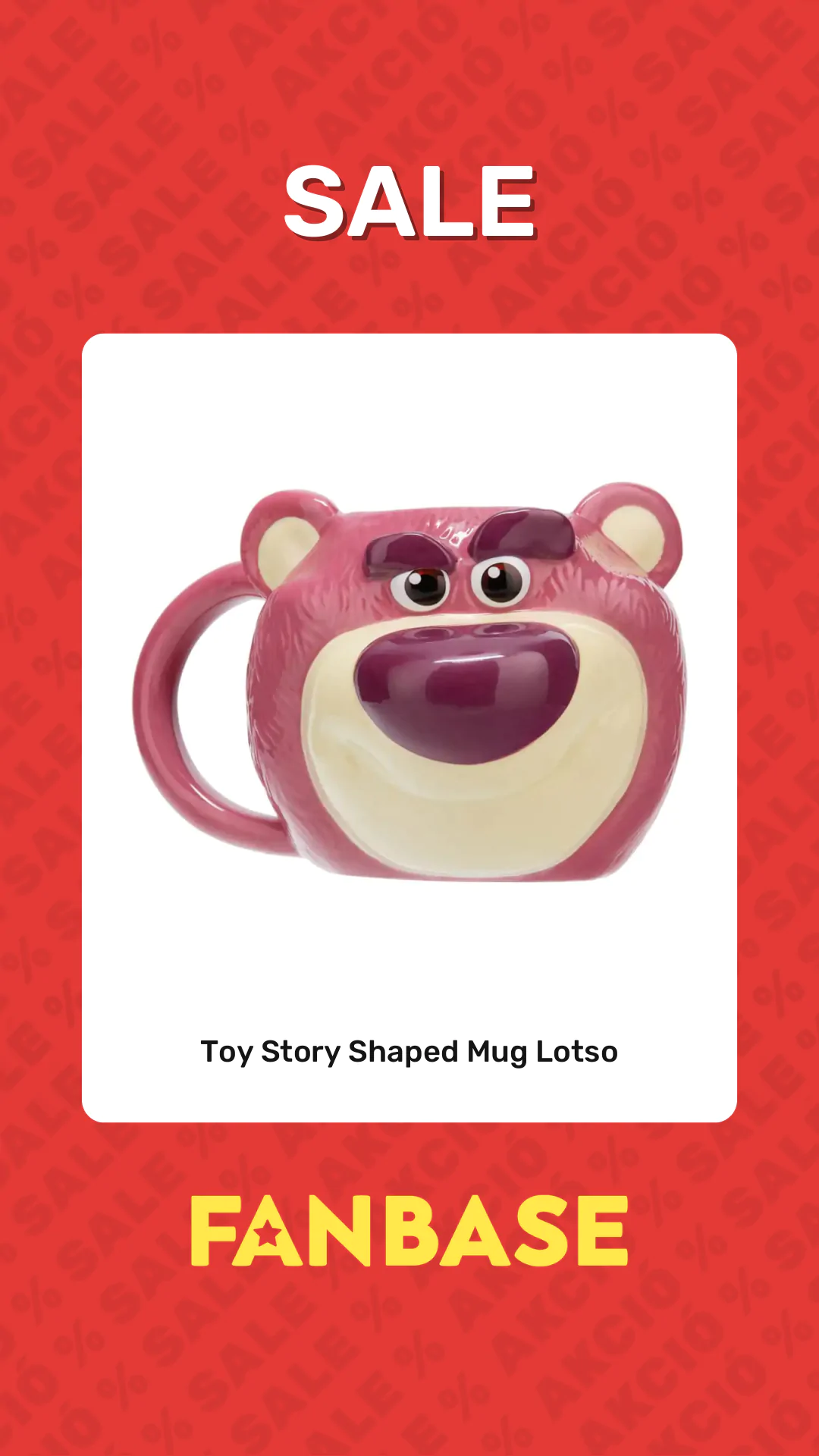 Sale: Toy Story Shaped Mug Lotso