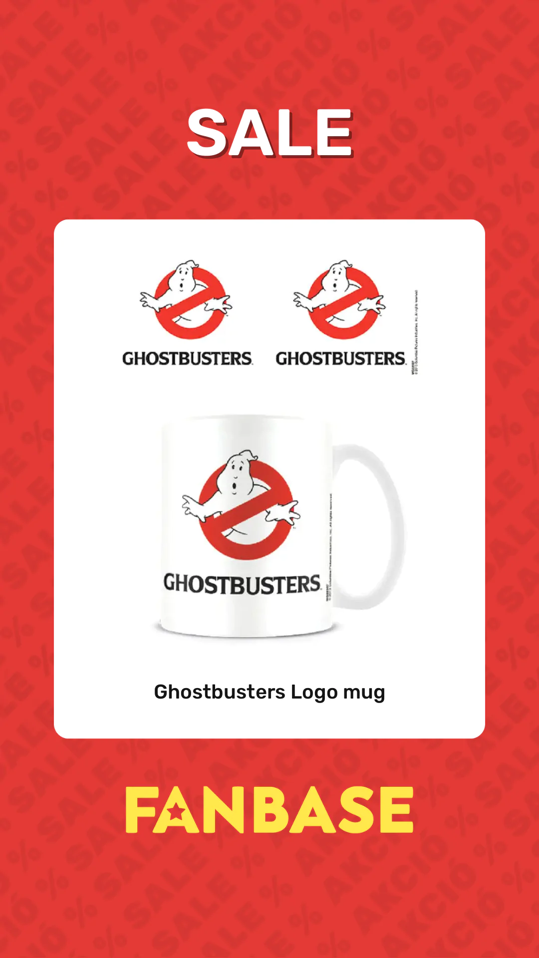 Sale: Ghostbusters Logo mug