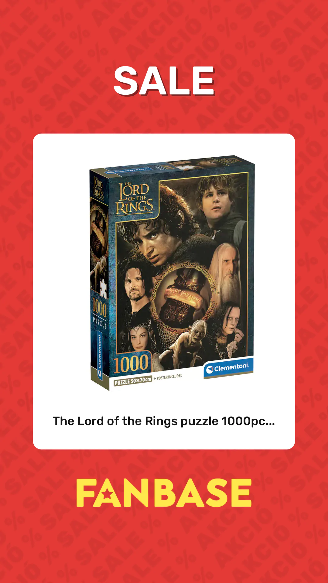Sale: The Lord of the Rings puzzle 1000pc...