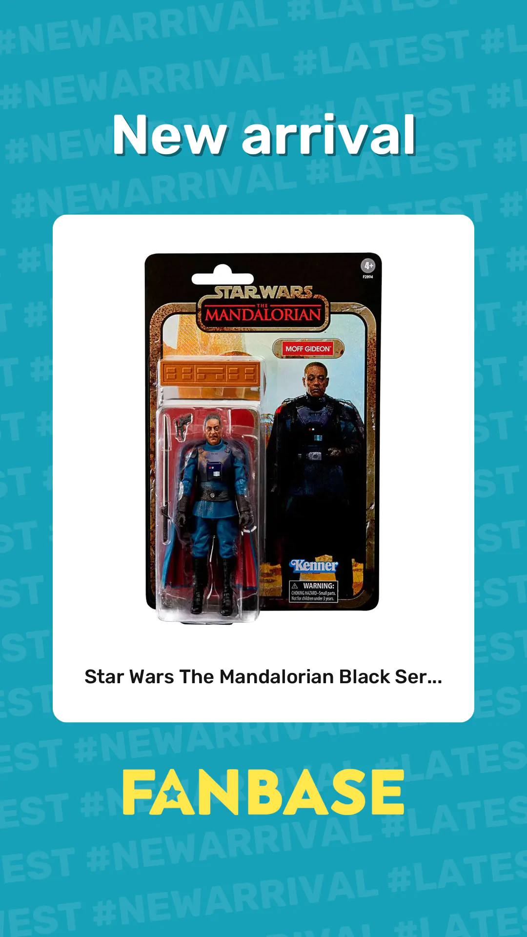New arrival: Star Wars The Mandalorian Black Ser...