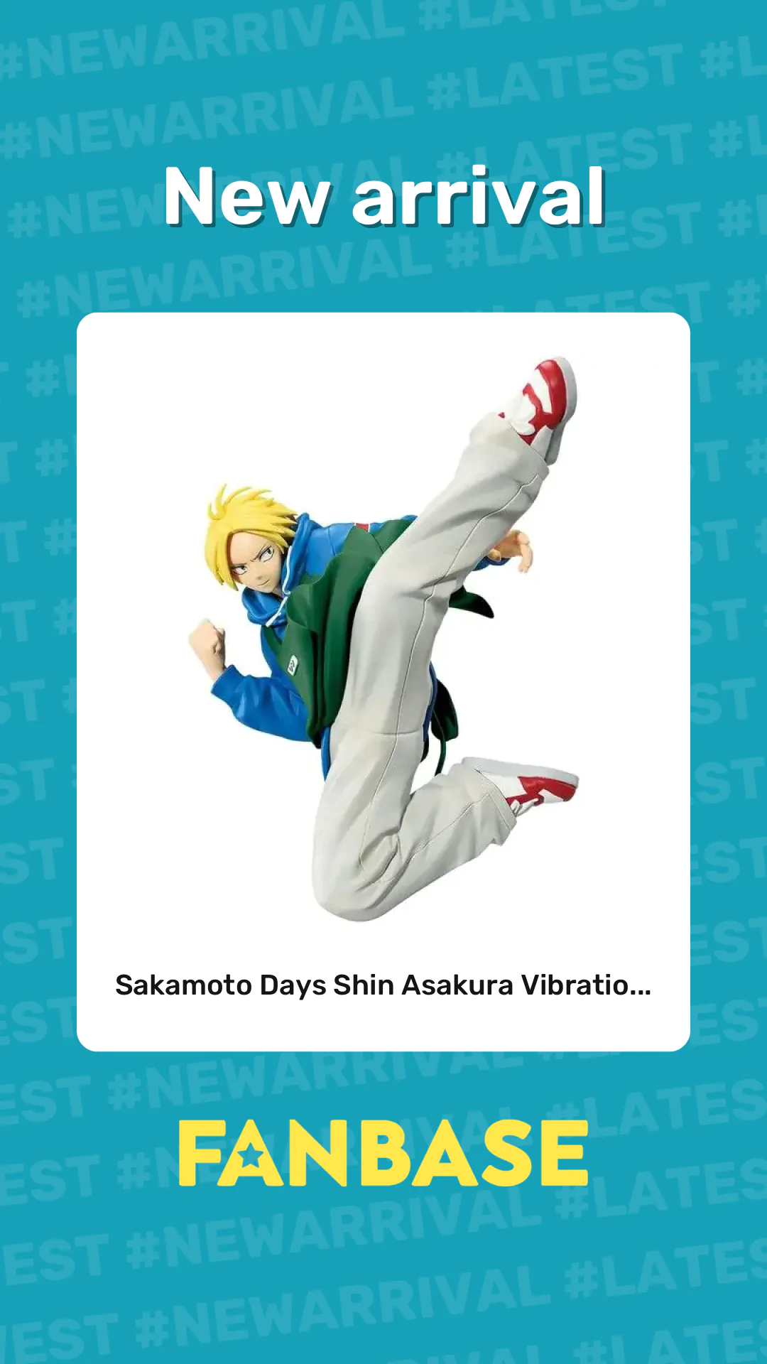 New arrival: Sakamoto Days Shin Asakura Vibratio...
