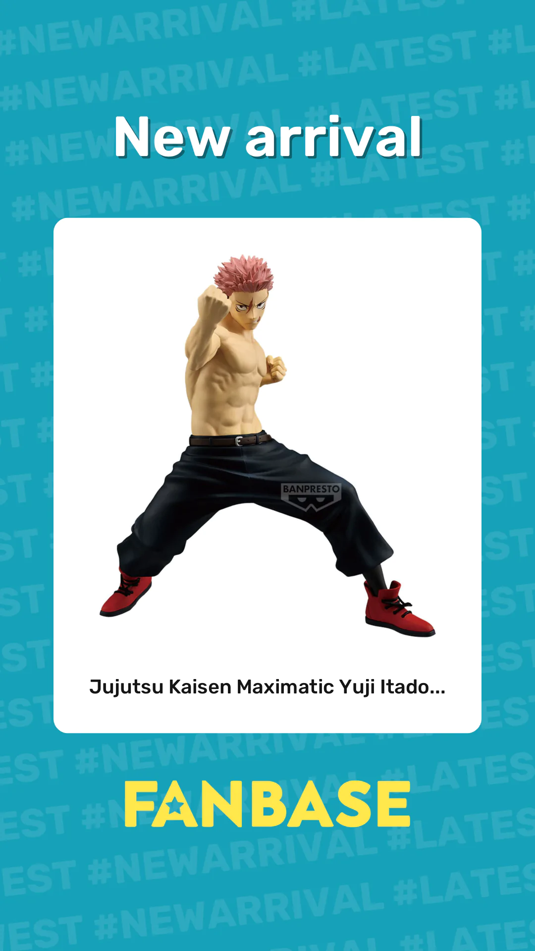 New arrival: Jujutsu Kaisen Maximatic Yuji Itado...