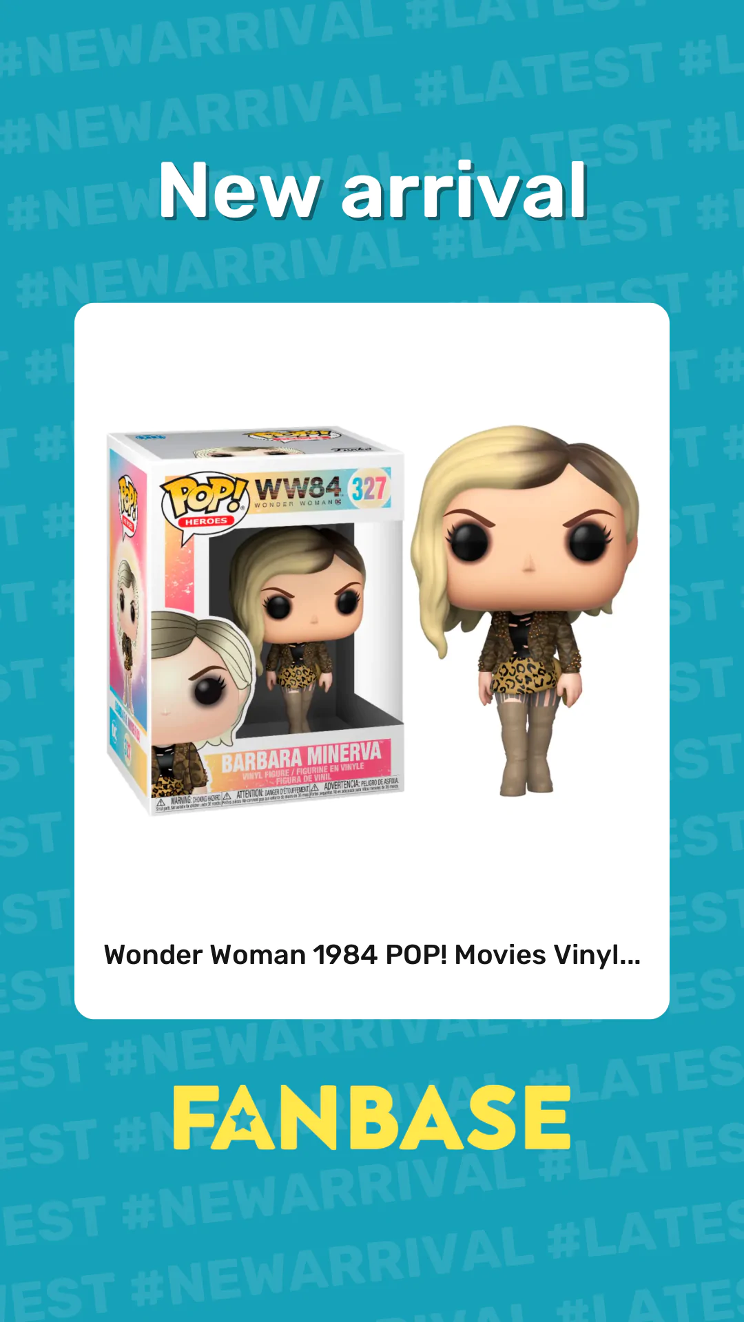 New arrival: Wonder Woman 1984 POP! Movies Vinyl...