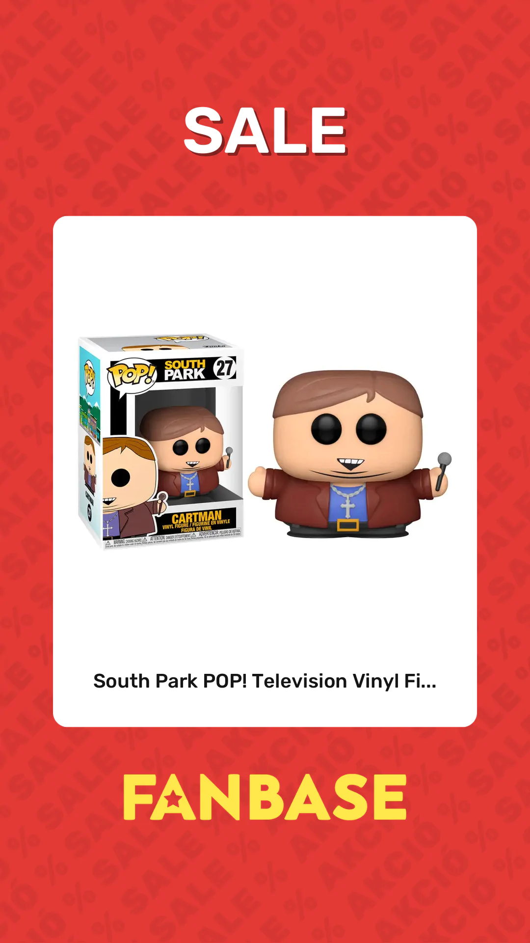 Sale: South Park POP! Television Vinyl Fi...