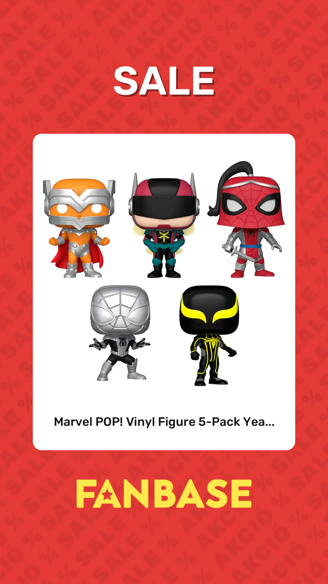 Sale: Marvel POP! Vinyl Figure 5-Pack Yea...
