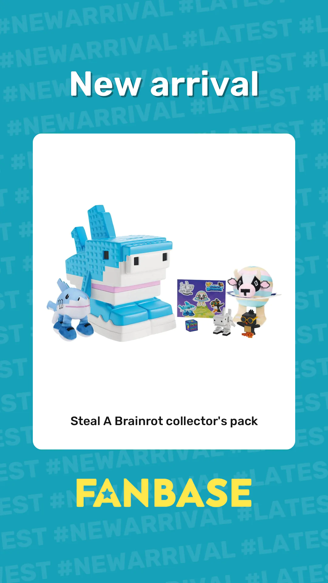 New arrival: Steal A Brainrot collector's pack