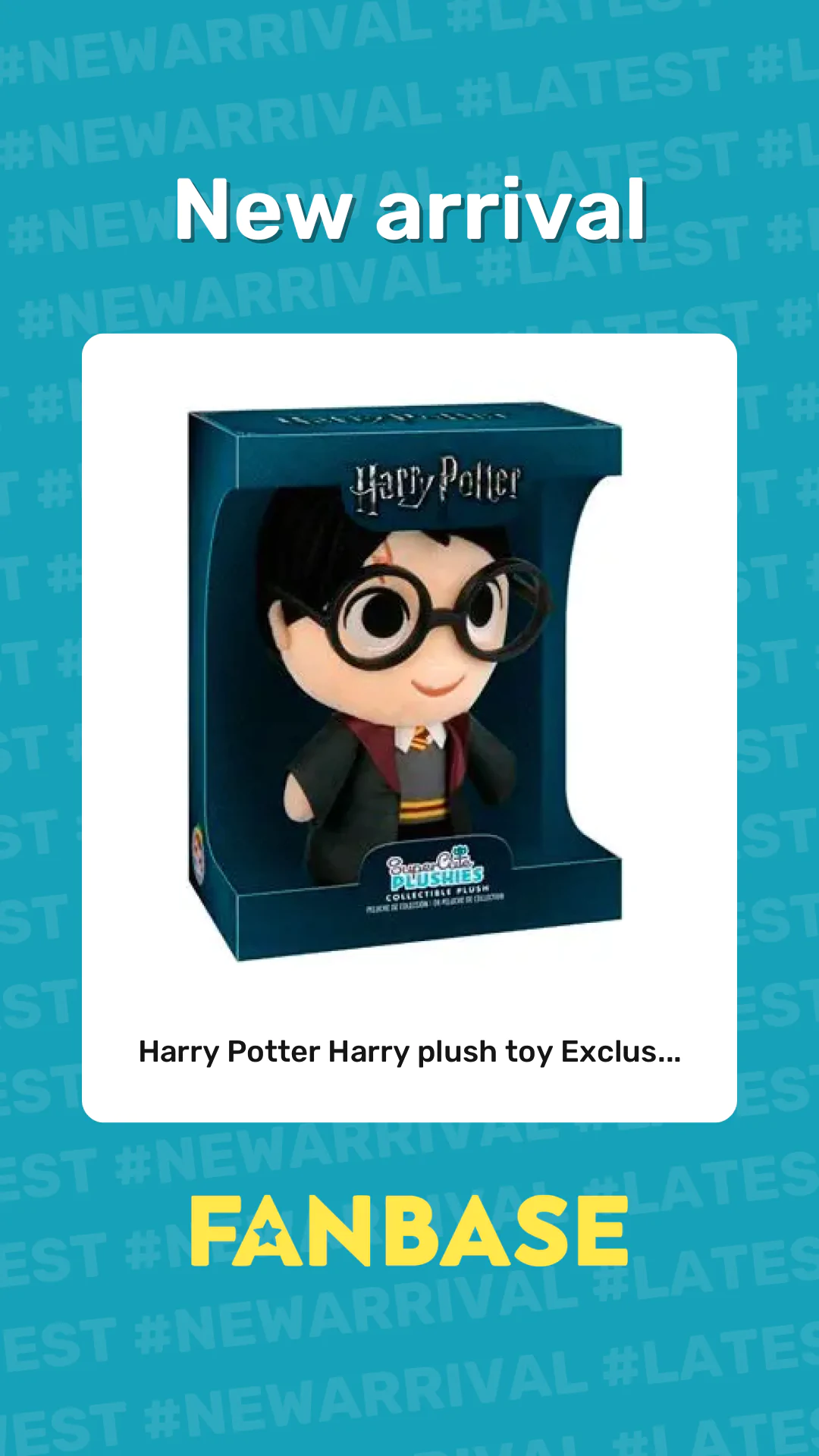 New arrival: Harry Potter Harry plush toy Exclus...