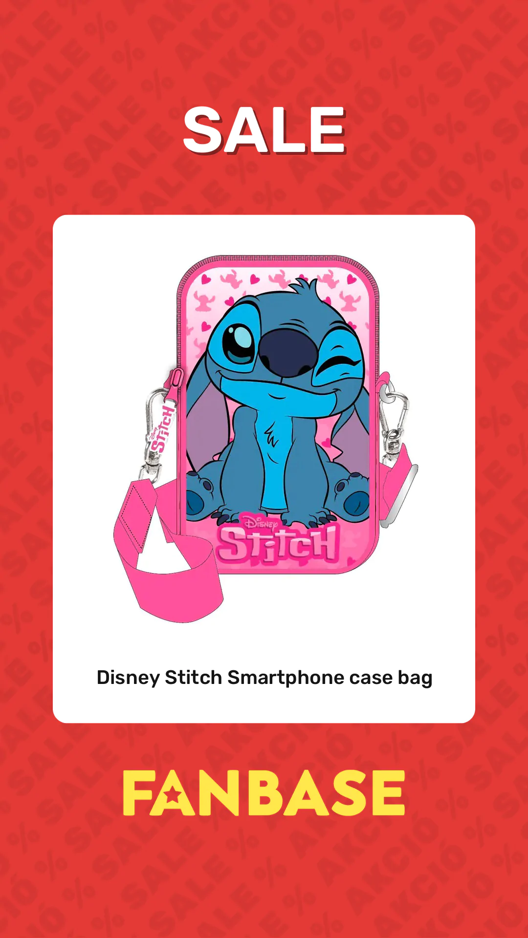 Sale: Disney Stitch Smartphone case bag