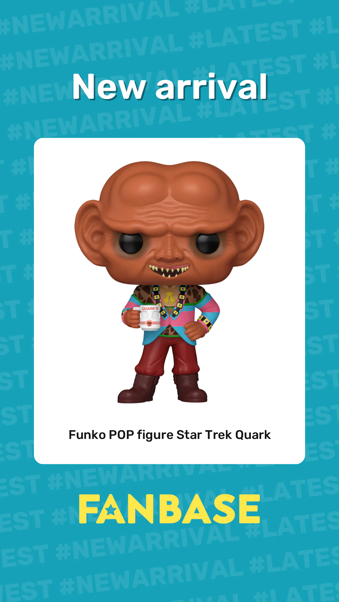 New arrival: Funko POP figure Star Trek Quark