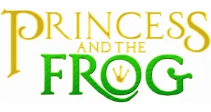 The Princess and the Frog bags logo