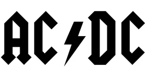 AC/DC t-shirts logo