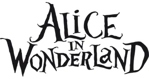 Alice's Adventures in Wonderland pencil cases logo