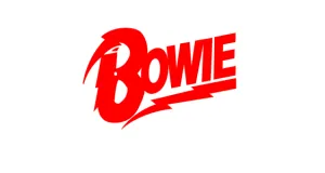 David Bowie keychain logo