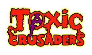 Toxic Crusaders pouches, storage logo