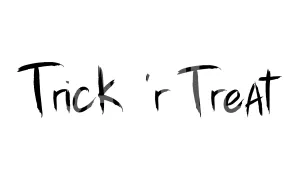 Trick R Treat bags logo