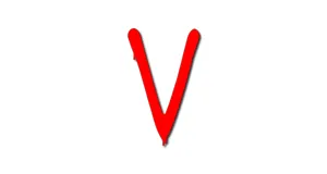 V logo