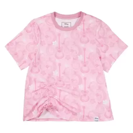 Disney by Loungefly Tee T-Shirt Unisex Hannah Montana Shirred Hem  product photo