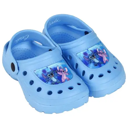 Lilo and Stitch Blue Cosmic kids clog slippers  product photo