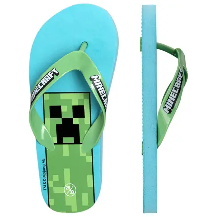 Minecraft Blue Children's Flip-Flop Slippers, Flip-Flop product photo