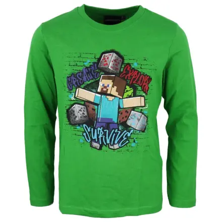 Minecraft Survive Kids' Long Sleeve T-Shirt, Top product photo