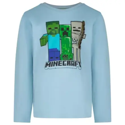 Minecraft Trio Blue Kids' Long Sleeve T-Shirt, Top product photo