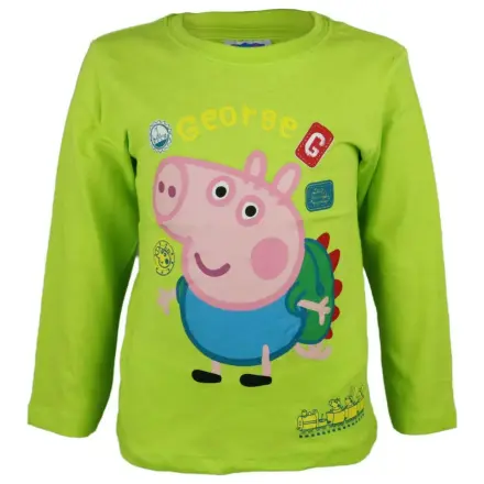 Peppa Pig George Travel Kids Long Sleeve T-Shirt Top  product photo