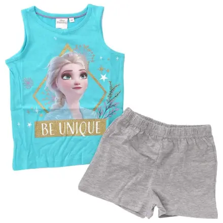 Disney Frozen Be Unique Blue Kids Short Pyjamas  product photo