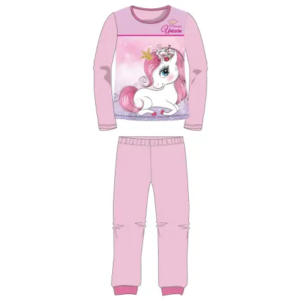 Unicorn Princess Light Pink kids long pajama  product photo