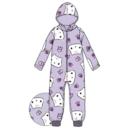 Gabi's Dollhouse Gabby Cat Kids Long Pyjamas, Onesie product photo