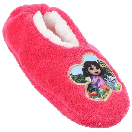 Dora the Explorer Flower Pink Kids' Winter Slippers  product photo