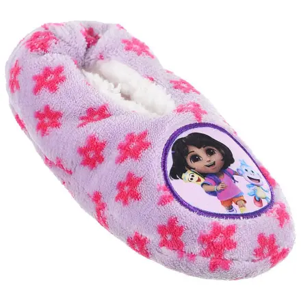 Dora the Explorer Flower Purple Kids' Winter Slippers  product photo