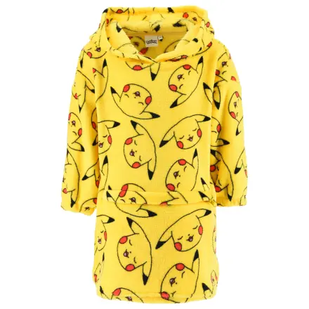 Pokemon Pikachu Wearable Plush Fleece Blanket Poncho product photo