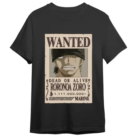 One Piece Roronoa Zoro Wanted adult t-shirt product photo